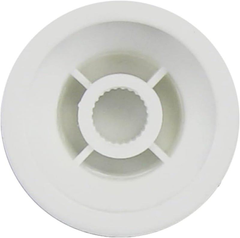 FLEOR 2T1V Guitar Knobs Set 24 Spline Electric Guitar Knobs 1 Volume 2 Tone Control Knob, White - Image 4